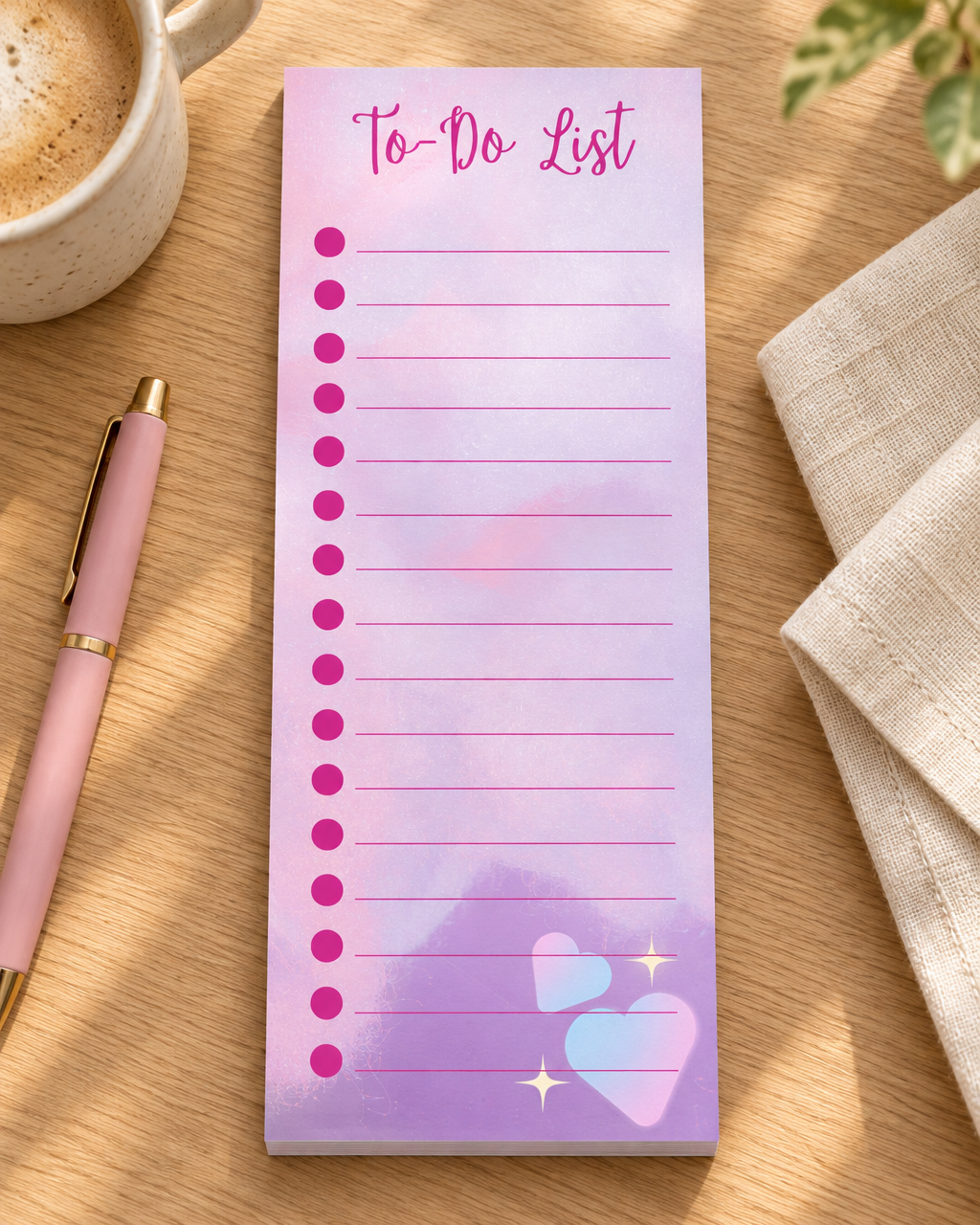 Pastel Dream To-Do List Notepad