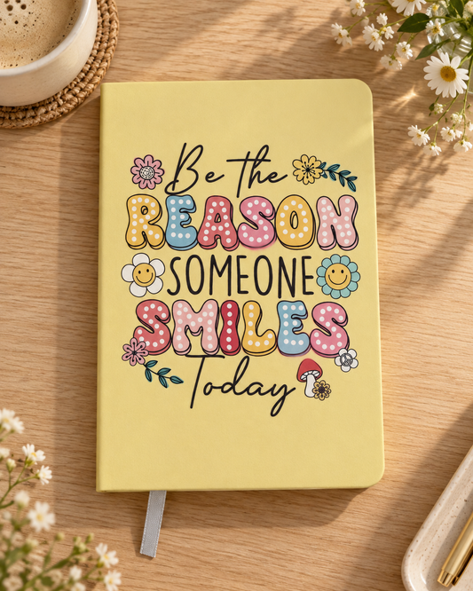 Be the Reason Someone Smiles Today Notebook