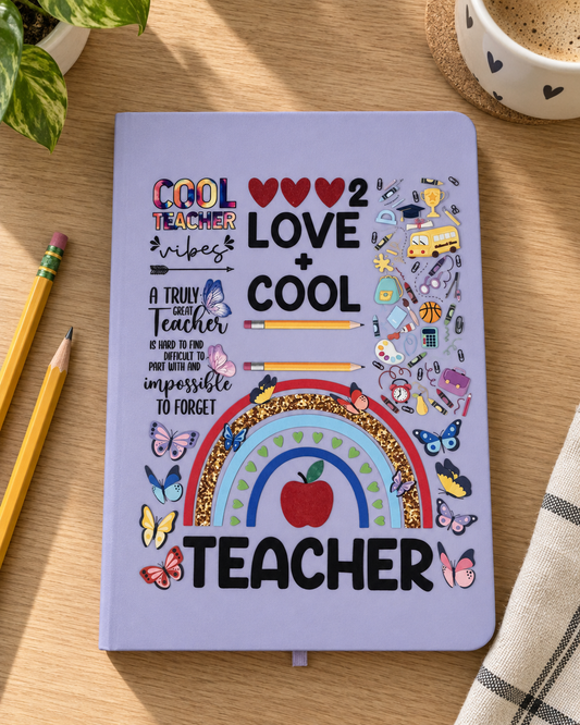 Love + Cool Teacher Notebook