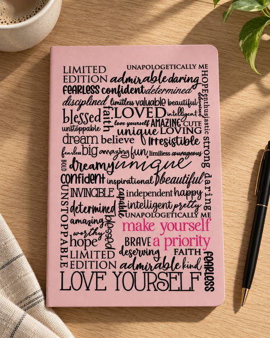 Love Yourself Affirmation Notebook