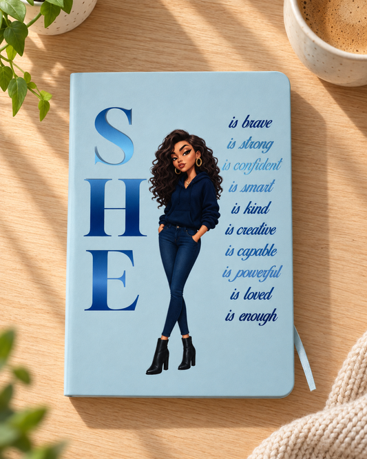 She Is Enough Affirmation Notebook