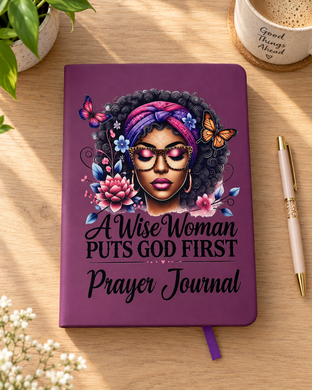 A Wise Woman Puts God First Prayer Journal