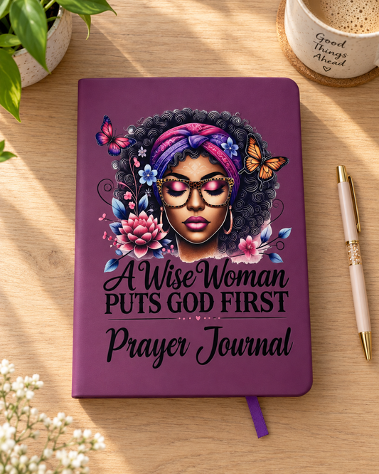 A Wise Woman Puts God First Prayer Journal