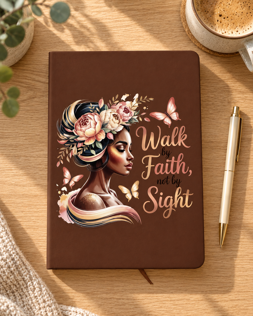 Walk by Faith Floral Keepsake Journal