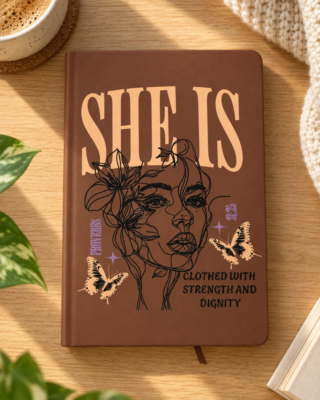 She Is Clothed With Strength and Dignity Notebook